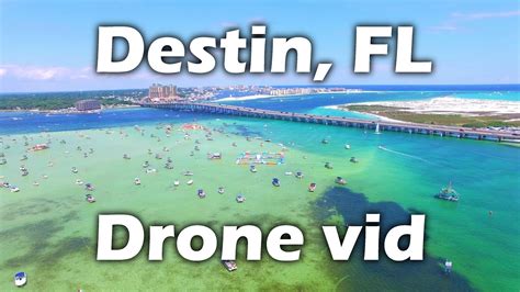 Destin Florida Beach Day By Drone Youtube