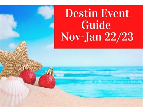 Destin Florida Event Calendar Maggy Rosette