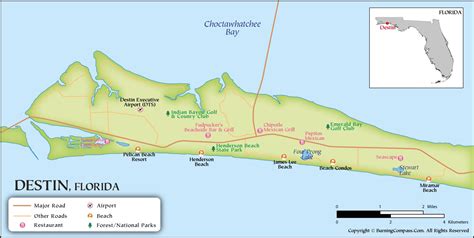 Destin Florida Map Hd