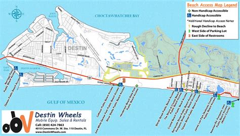 Destin Florida Map Of Beaches Printable Maps