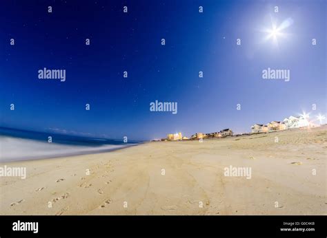 Destin Florida Night Beach Scenes Stock Photo Alamy