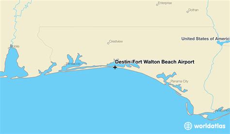 Destin Fort Walton Beach Airport Dsi Worldatlas