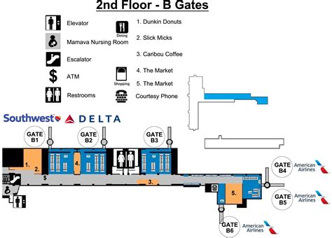 Destin Fort Walton Beach Airport Vps Delta Airlines Gate B 1