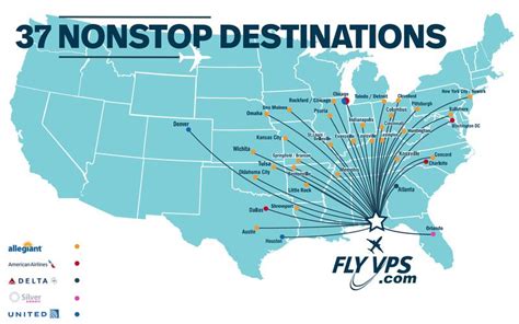 Destin Fort Walton Beach Flights Vps Airport Map Destin Airport