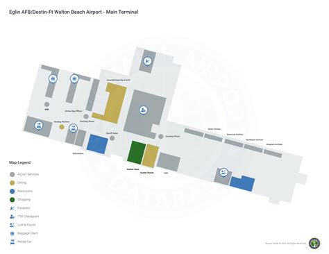 Destin Ft Walton Beach Airport Vps Terminal Maps Airport Guide