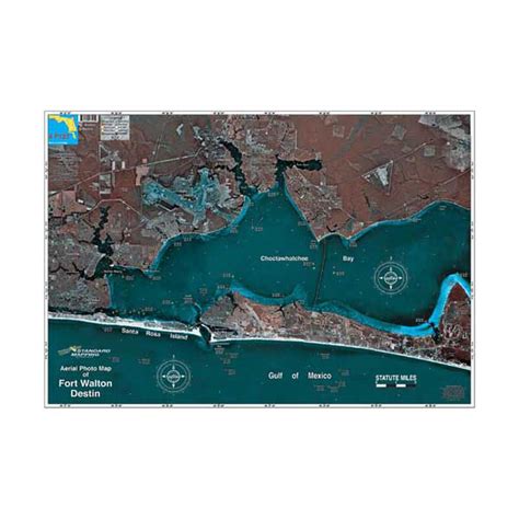 Destin Ft Walton Florida Laminated Map West Marine