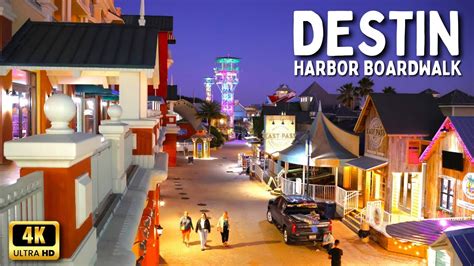 Destin Harbor Boardwalk Walking Tour Youtube