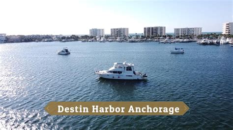 Destin Harbor Tour From The Air Youtube