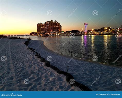 Destin Harbor Walk From Norriego Point Editorial Stock Photo Image Of