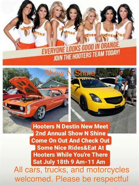 Destin Hooters Show N Shine Fl Carcruisefinder Com