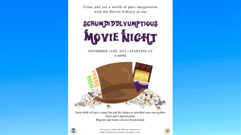 Destin Library Holds Scrumdiddlyumptious Movie Night Wkrg