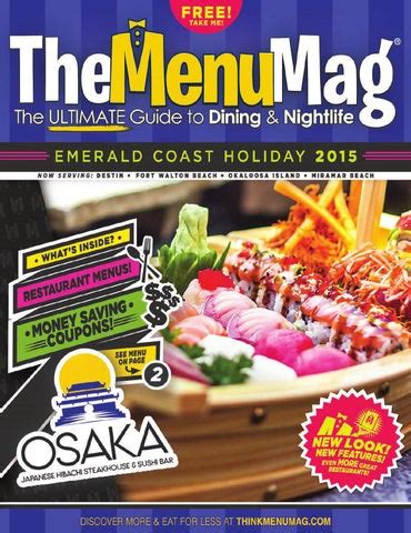 Destin Menu Mag Holiday 2015 By The Menu Mag Issuu