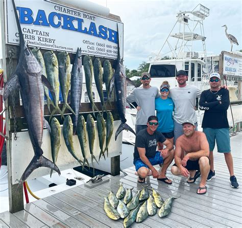 Destin Offshore Charters Charter Boat Backlash Things To Do In Destin