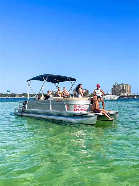 Destin Pontoon Boat Rentals Boogies Watersports