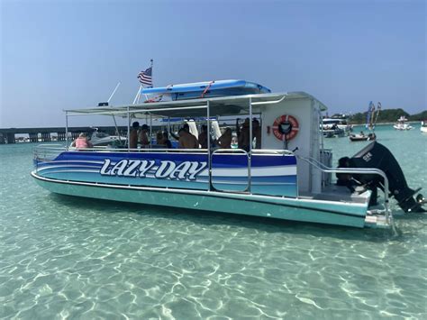 Destin Pontoon Boat Rentals Marler Island Adventures