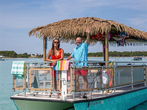 Destin Private Tiki Boat Catamaran For Up To 18 Passengers Getmyboat