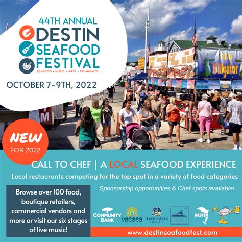 Destin Seafood Festival 2024 Schedule Timi Adelind