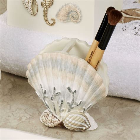 Destin Seahorse And Seashell Coastal Bath Accessories