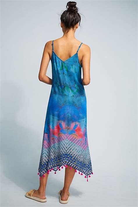 Destin Tasseled Cover Up Dress Anthropologie