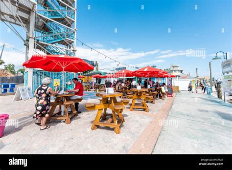 Destin Usa April 24 2018 Harborwalk During Sunny Day In Florida