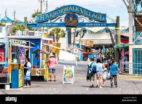 Destin Usa April 24 2018 Sign For Harborwalk Village In Emerald