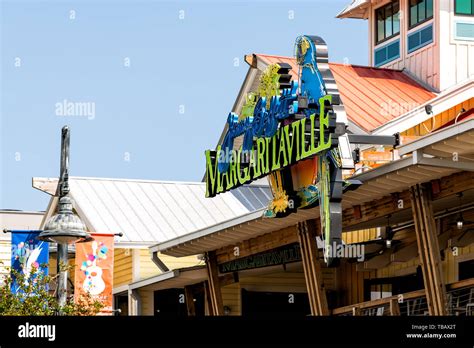 Destin Usa April 24 2018 Sign For Margaritaville Bar Restaurant