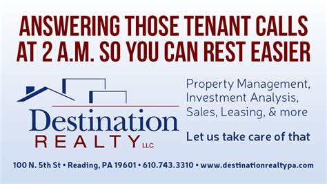 Destination Realty Llc Trusted Property Management Services In Greater Reading And Berks County