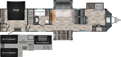 Loft Destination Trailer Floor Plans