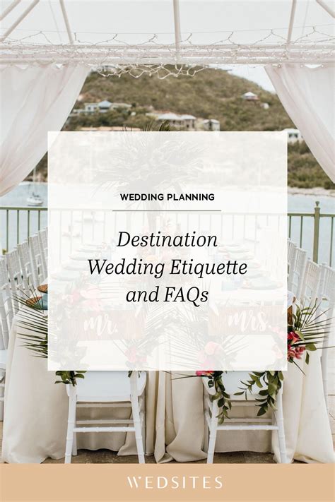 Destination Wedding Etiquette Guide