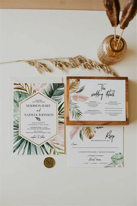 Destination Wedding Invitation Wording Etiquette And Examples