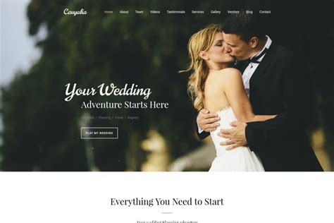 Destination Wedding Website Template For Agencies Motocms