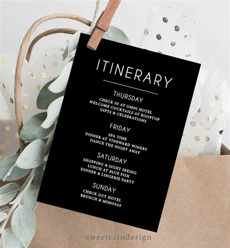 Destination Wedding Weekend Itinerary Destination Weddings