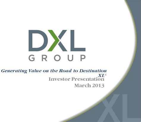 Destination Xl Group Inc Form 8 K Ex 99 1 March 21 2013