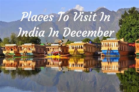 December Destinations in India