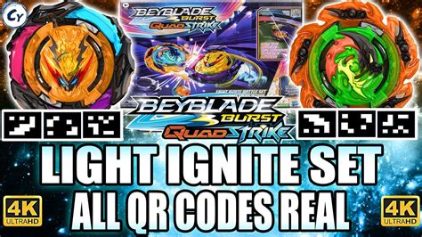 Destined Evo X Belfyre B8 Qr Code Ruin Pandemonium P8 Beyblade Quad Strike Light Ignite Set