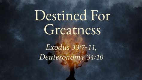 Destined For Greatness Faithlife Sermons