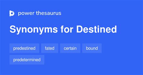 Destined Synonyms Revealed