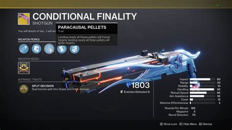 Destiny 2 How To Get Conditional Finality Exotic Shotgun Gameskinny