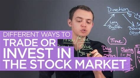 Different Ways To Trade Or Invest In The Stock Market Tradersfly