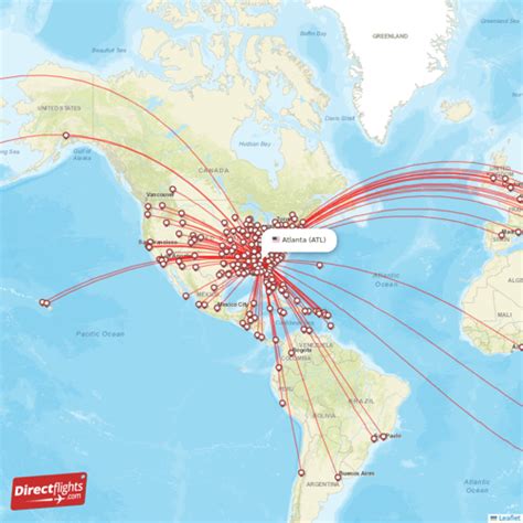 Direct Flights From Atlanta 223 Destinations Atl Usa