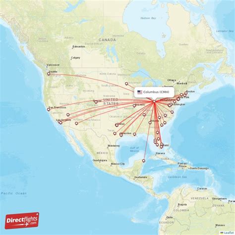 Direct Flights From Columbus 49 Destinations Cmh Usa