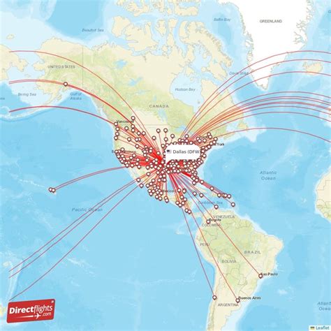 Direct Flights From Dallas 261 Destinations Dfw Usa