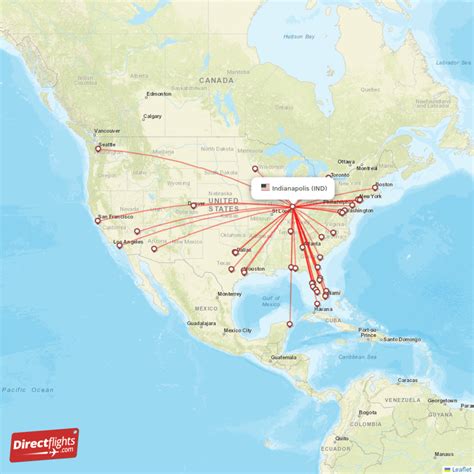 Direct Flights From Indianapolis 45 Destinations Ind Usa