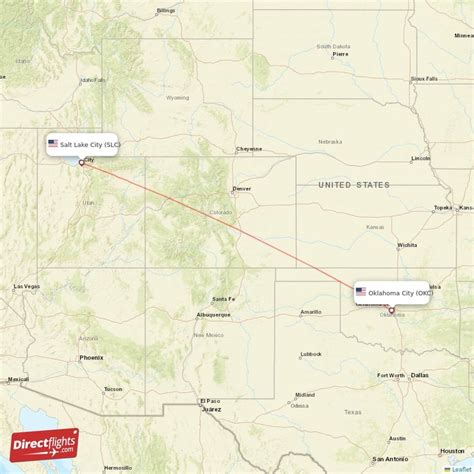 Direct Flights From Oklahoma City To Salt Lake City Okc To Slc Non