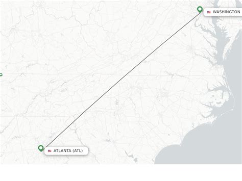 Direct Non Stop Flights From Atlanta To Washington Schedules