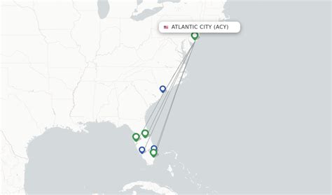 Direct Non Stop Flights From Atlantic City Acy Flightsfrom Com