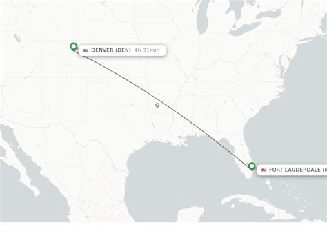 Direct Non Stop Flights From Fort Lauderdale To Denver Schedules