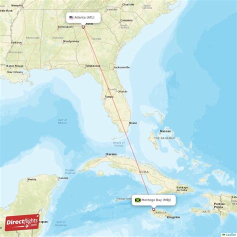 Direct Non Stop Flights From Montego Bay To Atlanta Schedules