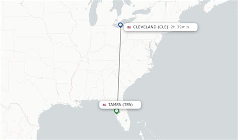 Direct Non Stop Flights From Tampa To Cleveland Schedules