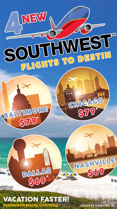 Discover New Flights To Destin